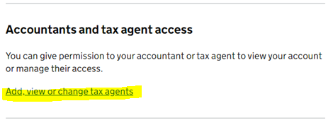 accountants and tax agent access